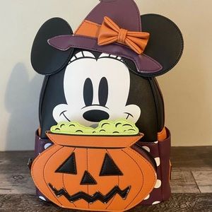 Loungefly x LASR Exclusive Disney Minnie Witch Cosplay Mini Backpack🔥